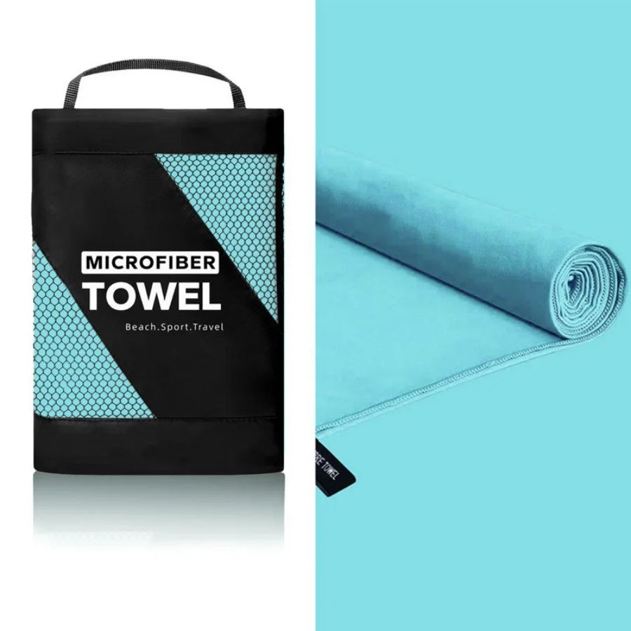 1Pc Outdoor Sports Quick Drying Towel, Microfiber Swimming Towel, Non-Sticky Sand Beach Towel，Suitable for Travel