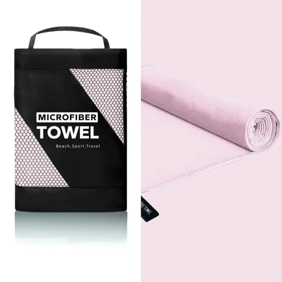 1Pc Outdoor Sports Quick Drying Towel, Microfiber Swimming Towel, Non-Sticky Sand Beach Towel，Suitable for Travel