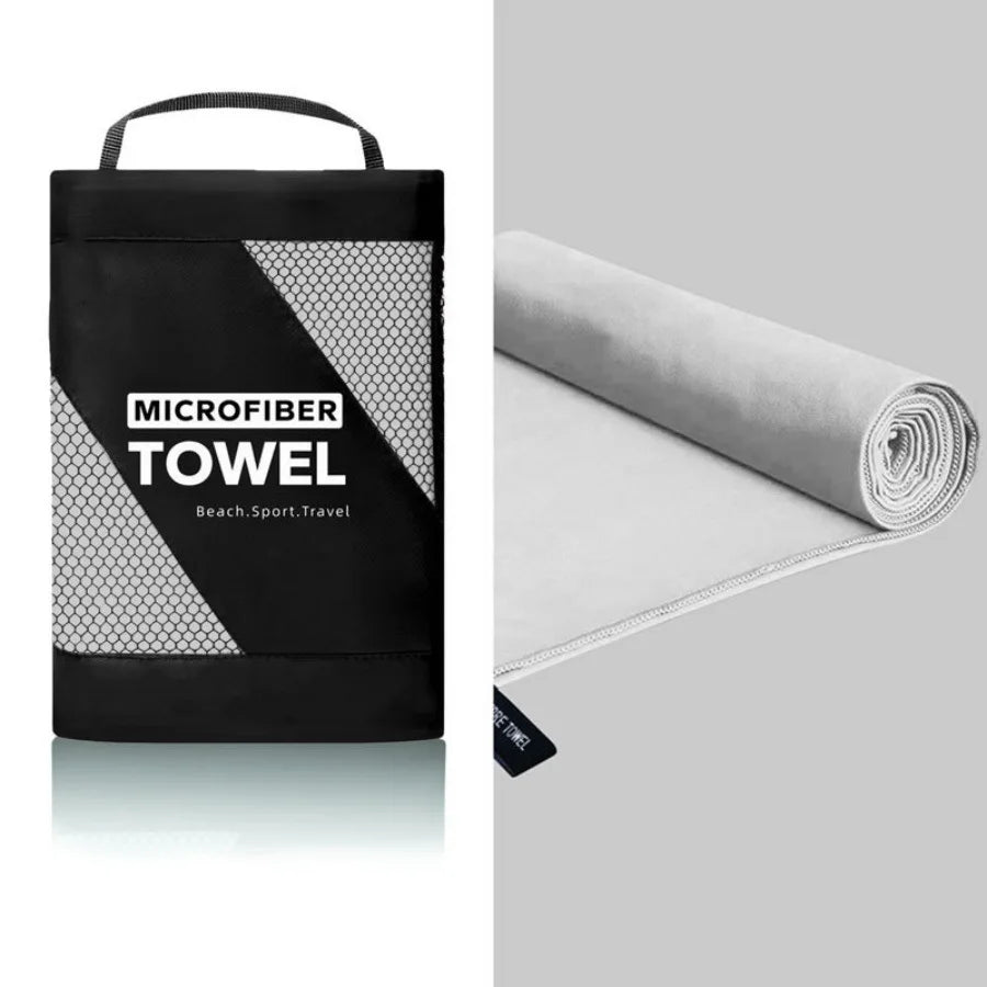 1Pc Outdoor Sports Quick Drying Towel, Microfiber Swimming Towel, Non-Sticky Sand Beach Towel，Suitable for Travel