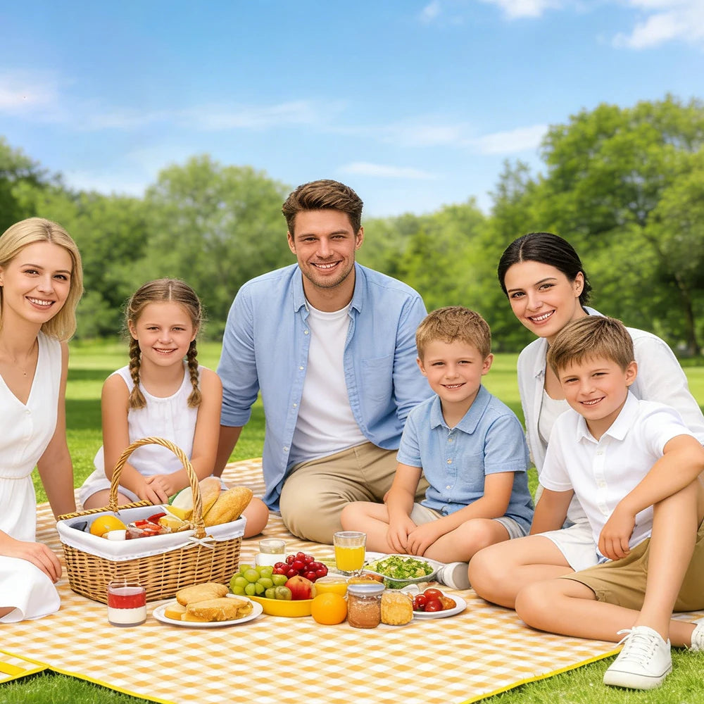 Extra Large Picnic Blanket Beach Blankets,Outdoor Foldable Waterproof Sand Mat for Beach Camping Hiking Travel Family