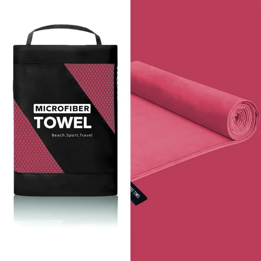 1Pc Outdoor Sports Quick Drying Towel, Microfiber Swimming Towel, Non-Sticky Sand Beach Towel，Suitable for Travel