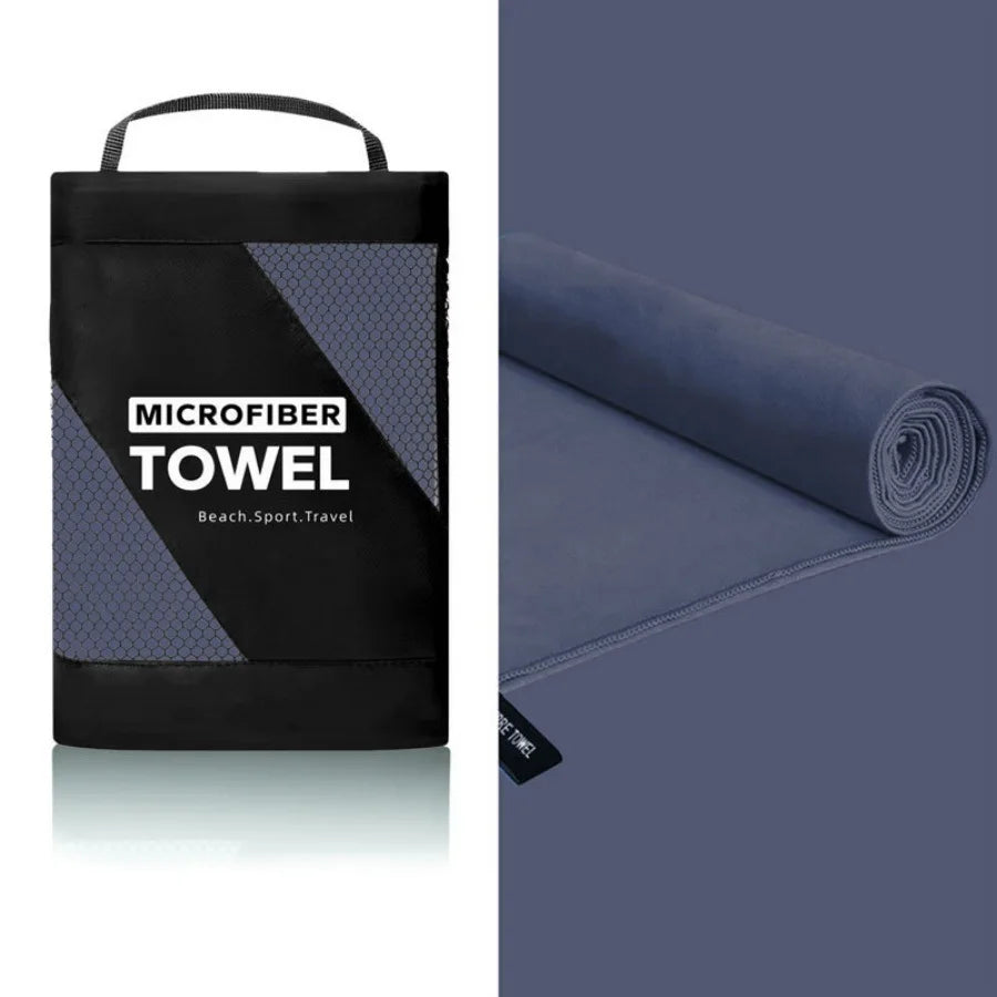 1Pc Outdoor Sports Quick Drying Towel, Microfiber Swimming Towel, Non-Sticky Sand Beach Towel，Suitable for Travel