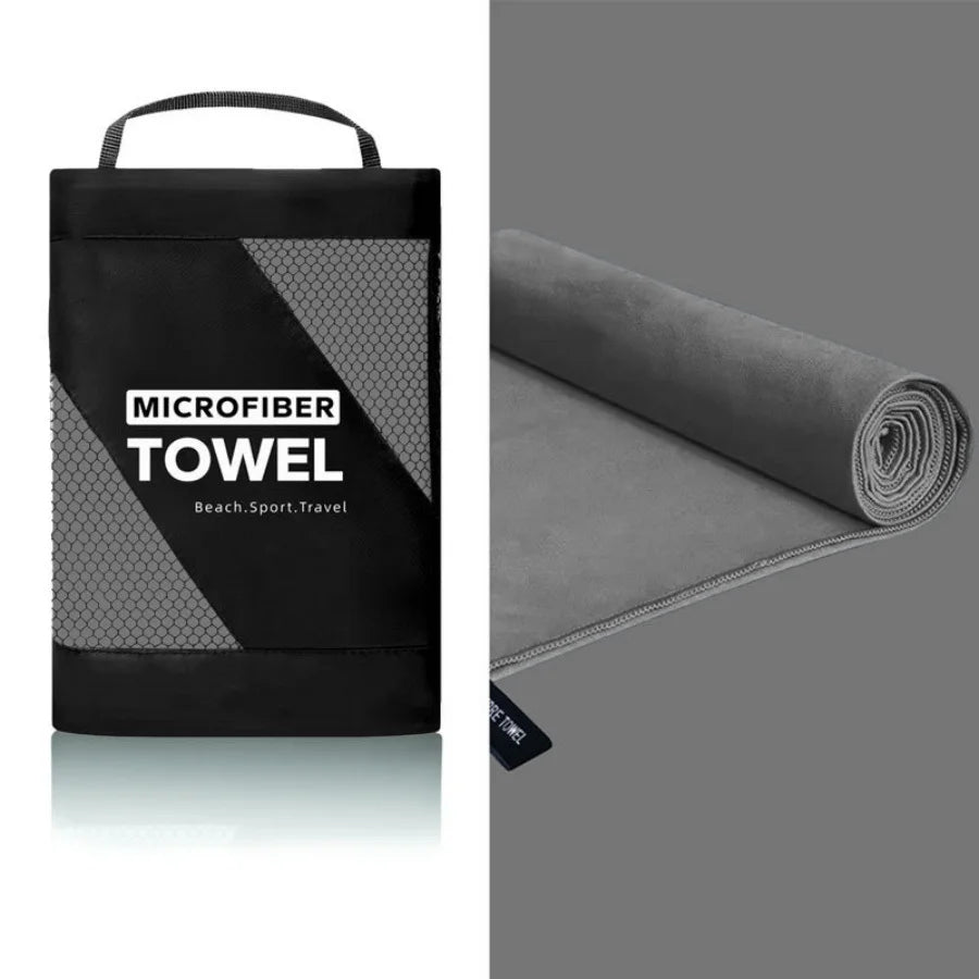 1Pc Outdoor Sports Quick Drying Towel, Microfiber Swimming Towel, Non-Sticky Sand Beach Towel，Suitable for Travel