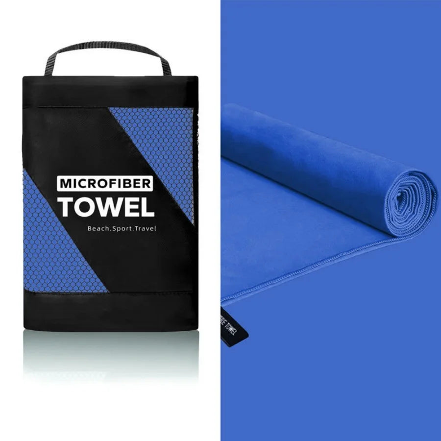 1Pc Outdoor Sports Quick Drying Towel, Microfiber Swimming Towel, Non-Sticky Sand Beach Towel，Suitable for Travel