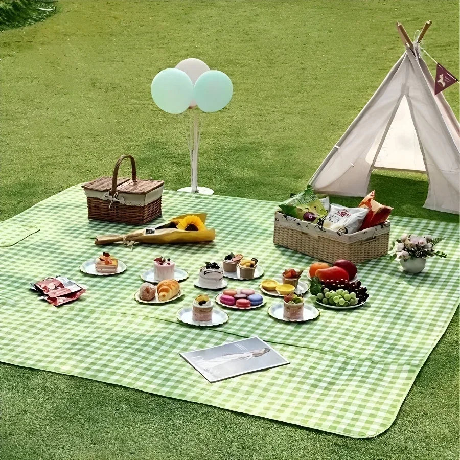 Extra Large Picnic Blanket Beach Blankets,Outdoor Foldable Waterproof Sand Mat for Beach Camping Hiking Travel Family