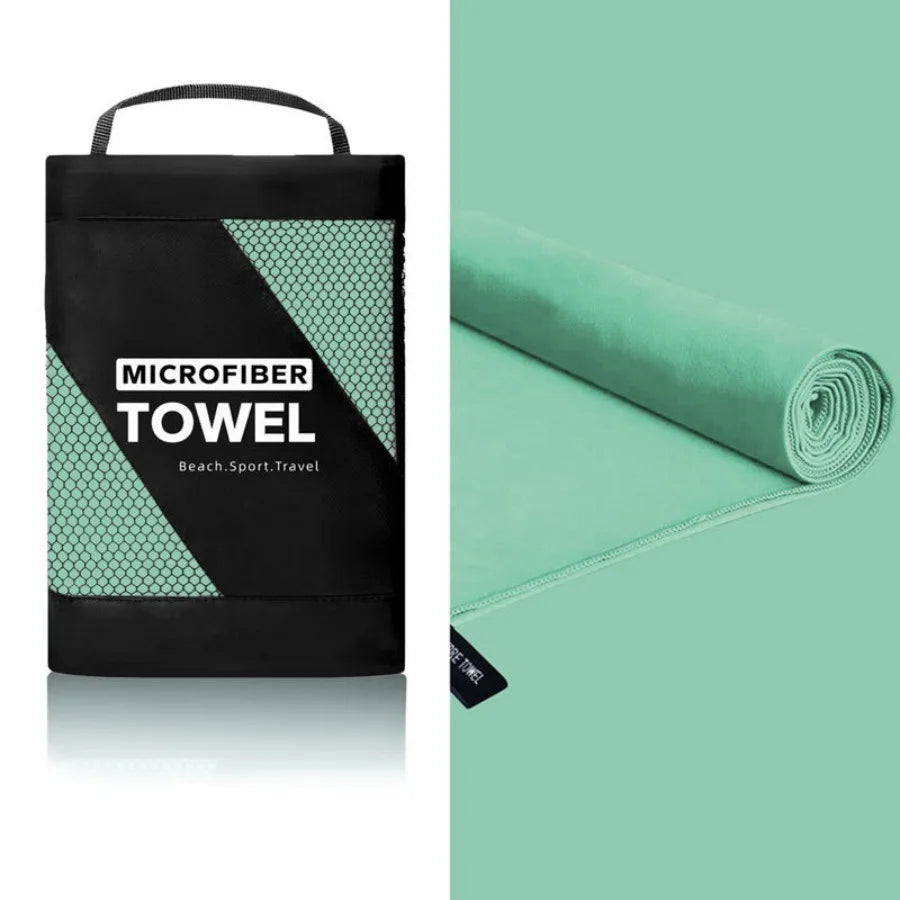 1Pc Outdoor Sports Quick Drying Towel, Microfiber Swimming Towel, Non-Sticky Sand Beach Towel，Suitable for Travel