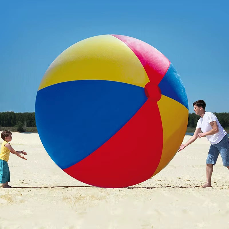 Large Beach Balls PVC Inflatable Outdoor Game Props Water Tosses Lawn Toys School Party Balloons 70-200Cm